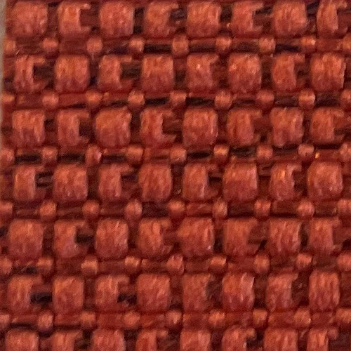 Assise tissu terracotta